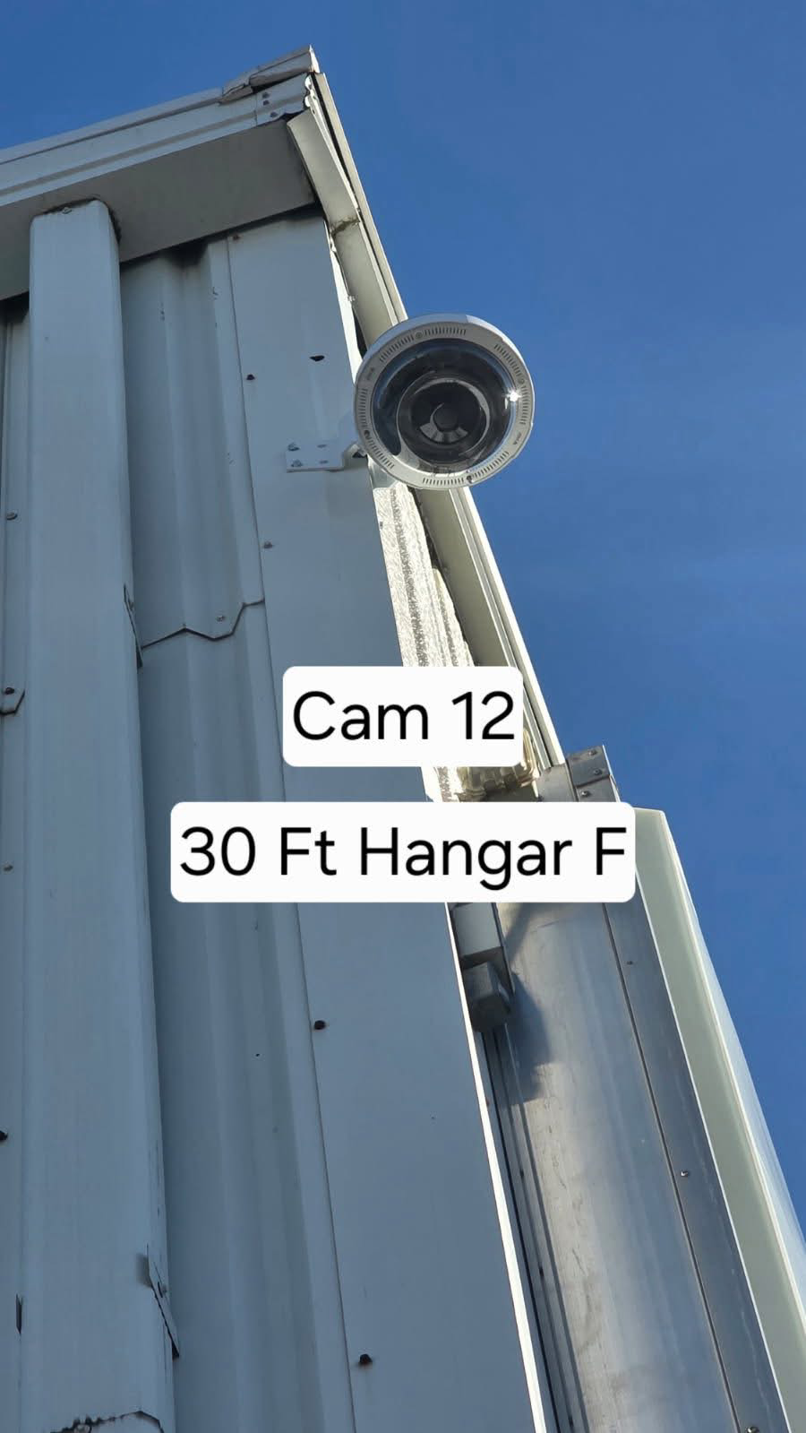 Exterior CCTV installation